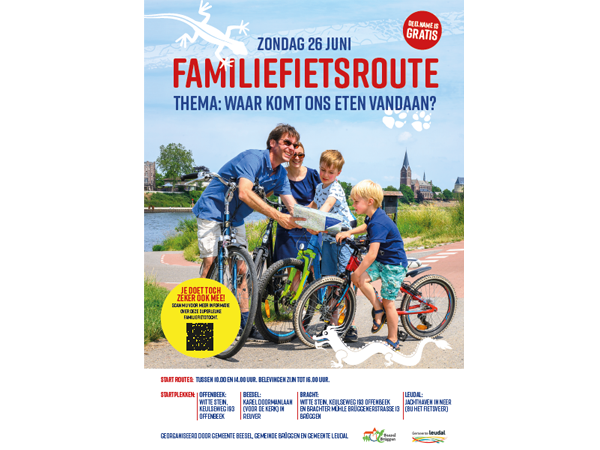 Poster familiefietsroute