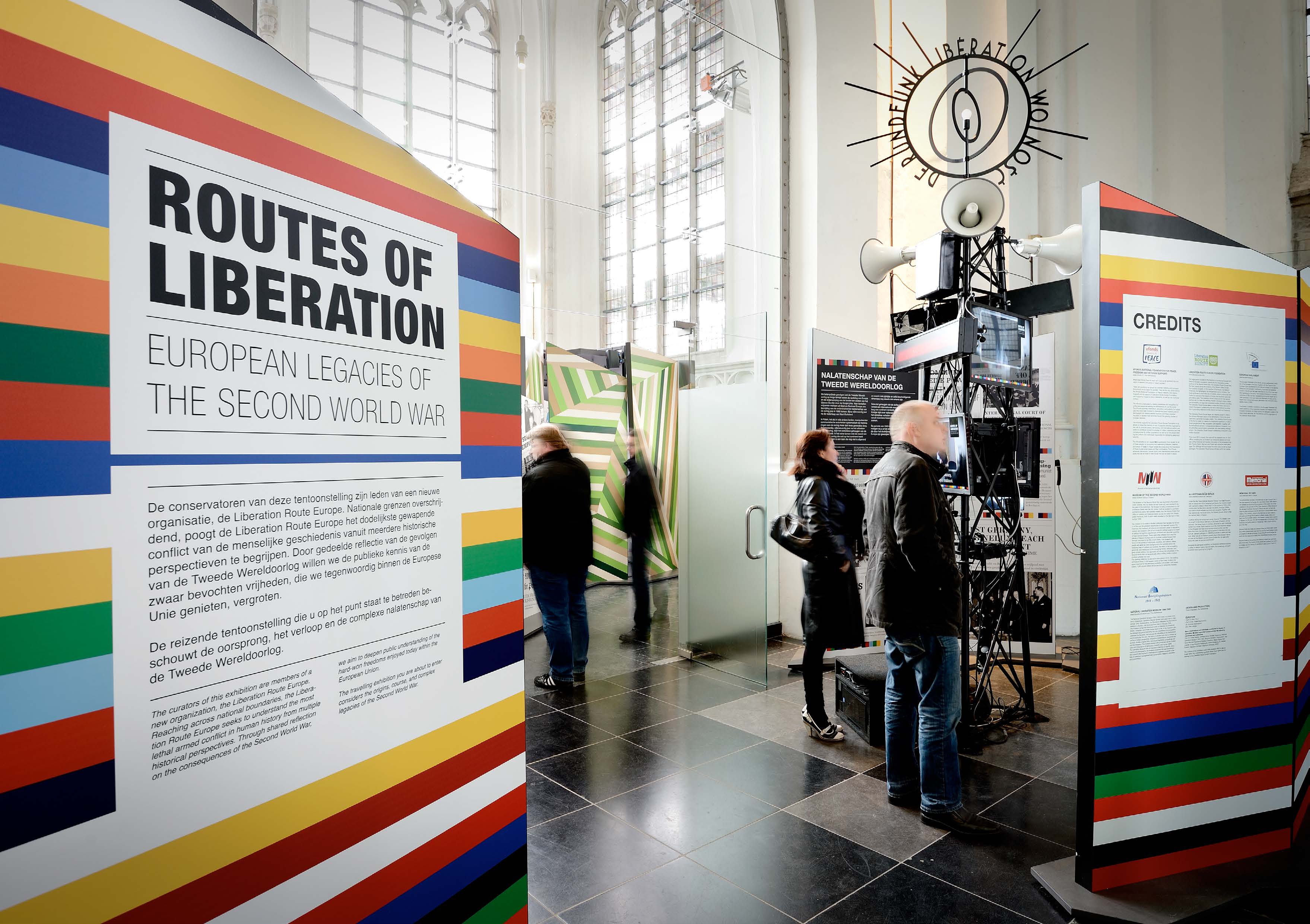 Ausstellung zur Eröffnung der Liberation Route Europe