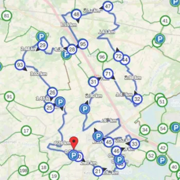 Van Waes Kastelen fietsroute